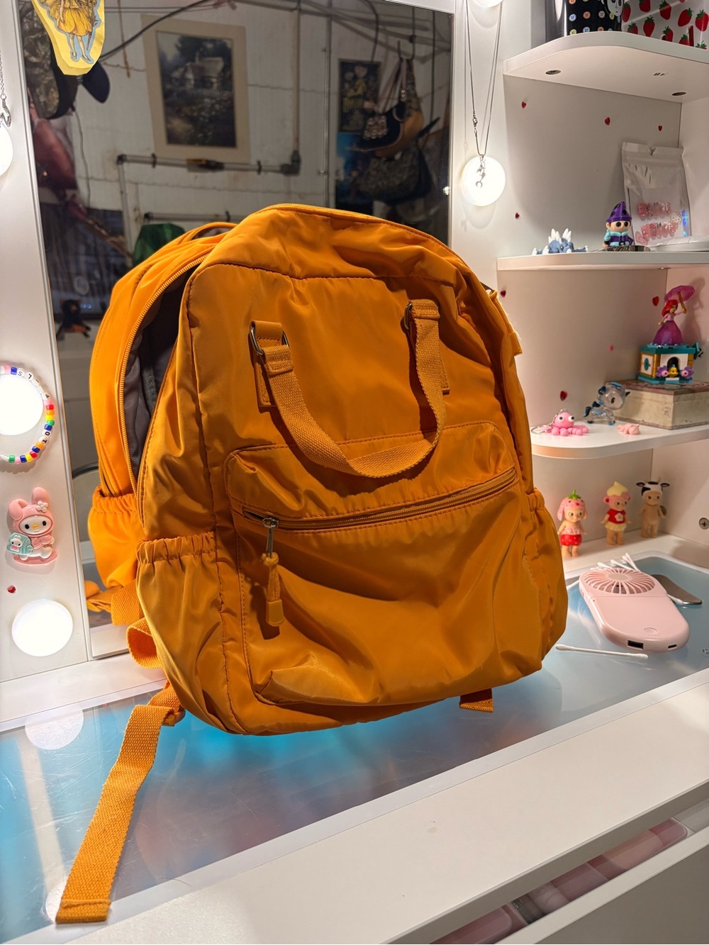 wild fable Bright Orange Daypack Backpack